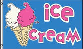 Wholesale ICE CREAM 3 x 5 FLAG (Sold by the piece)